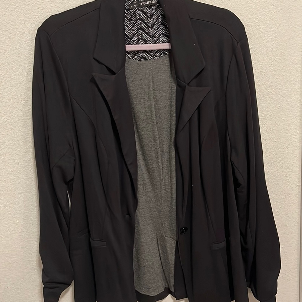 Maurice’s Plus Size 2X Black Blazer